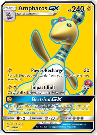 Ampharos GX (163/181) [Sun & Moon: Team Up]-1