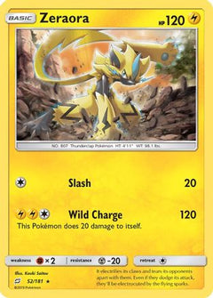 Zeraora (52/181) [Sun & Moon: Team Up]-1