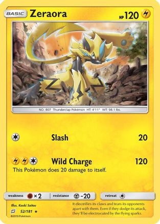 Zeraora (52/181) [Sun & Moon: Team Up]-1