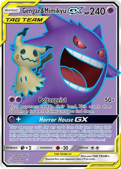 Gengar & Mimikyu GX (164/181) [Sun & Moon: Team Up]-1