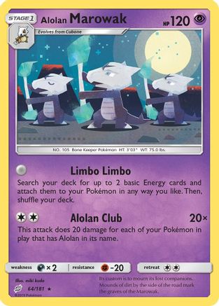 Alolan Marowak (64/181) [Sun & Moon: Team Up]-1
