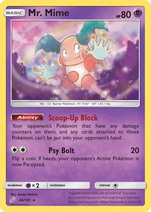Mr. Mime (66/181) [Sun & Moon: Team Up]-1