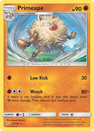 Primeape (72/181) [Sun & Moon: Team Up]-1
