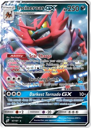 Incineroar GX (97/181) [Sun & Moon: Team Up]-1