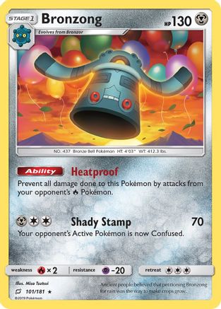 Bronzong (101/181) [Sun & Moon: Team Up]-1
