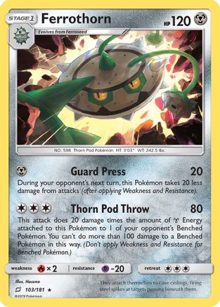 Ferrothorn (103/181) [Sun & Moon: Team Up]-1