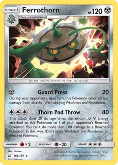 Ferrothorn (103/181) [Sun & Moon: Team Up]-1