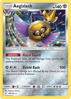 Aegislash (109/181) [Sun & Moon: Team Up]-1