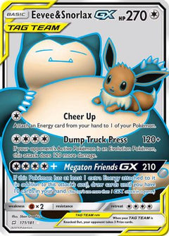 Eevee & Snorlax GX (171/181) [Sun & Moon: Team Up]-1
