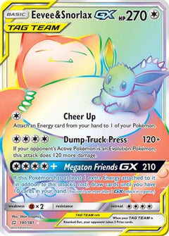 Eevee & Snorlax GX (191/181) [Sun & Moon: Team Up]-1
