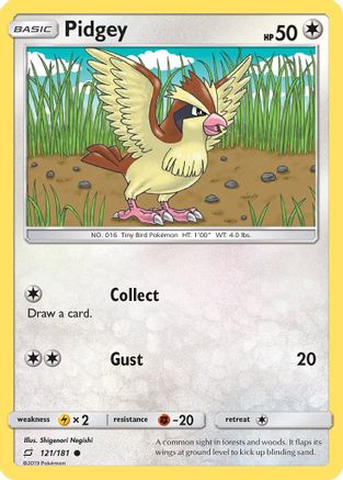 Pidgey (121/181) [Sun & Moon: Team Up]-1