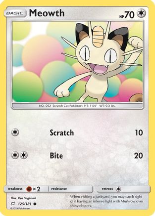 Meowth (125/181) [Sun & Moon: Team Up]-1