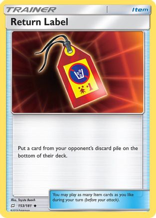 Return Label (153/181) [Sun & Moon: Team Up]-1