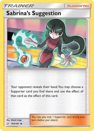 Sabrina's Suggestion (154/181) [Sun & Moon: Team Up]-1