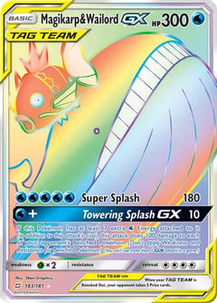Magikarp & Wailord GX (183/181) [Sun & Moon: Team Up]-1