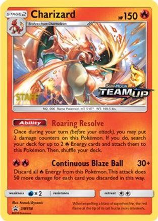 Charizard (SM158) (Staff) [Sun & Moon: Black Star Promos]-1