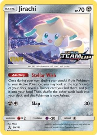 Jirachi (SM161) (Staff) [Sun & Moon: Black Star Promos]-1