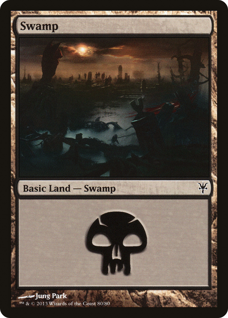 Swamp (80) [Duel Decks: Sorin vs. Tibalt]-3