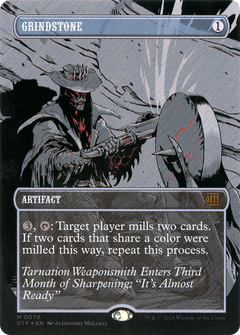 Grindstone (Textured Foil) [Outlaws of Thunder Junction: Breaking News]-1
