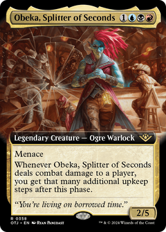 Obeka, Splitter of Seconds (Extended Art) [Outlaws of Thunder Junction]-1