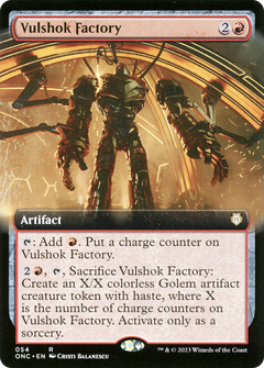 Vulshok Factory (Extended Art) [Phyrexia: All Will Be One Commander]-1