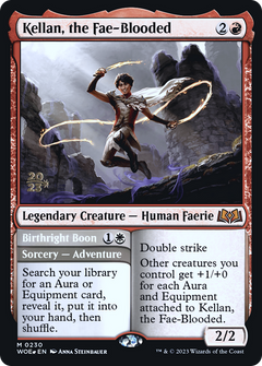 Kellan, the Fae-Blooded [Wilds of Eldraine Prerelease Promos]-1