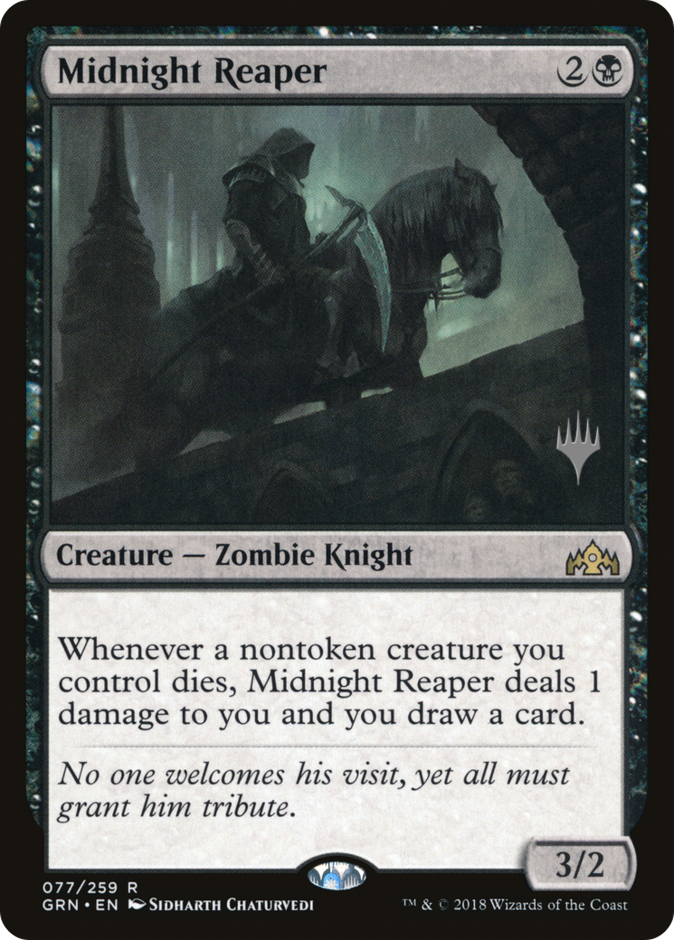 Midnight Reaper (Promo Pack) [Guilds of Ravnica Promos]-1
