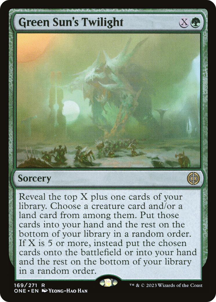 Green Sun's Twilight [Phyrexia: All Will Be One]-1