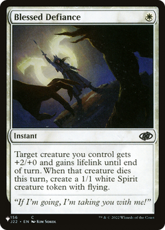 Blessed Defiance [The List]-1