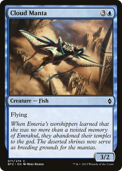 Cloud Manta [Battle for Zendikar]-1