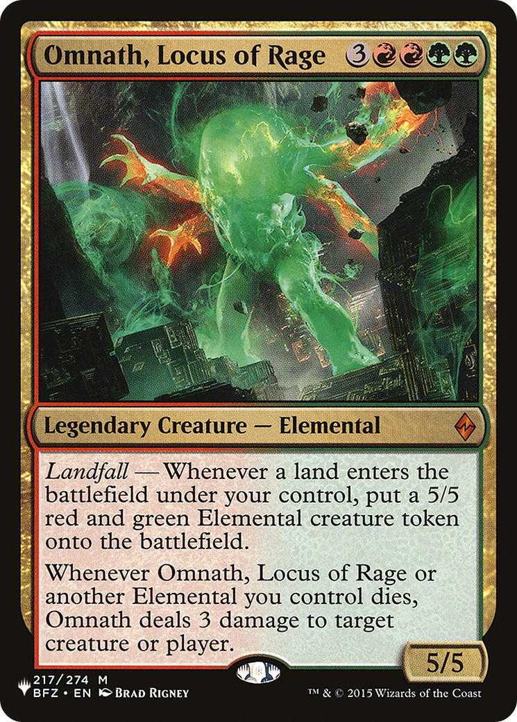 Omnath, Locus of Rage [The List]-1