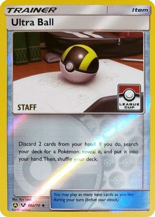 Ultra Ball (68a/73) (League Promo Staff) [Sun & Moon: Shining Legends]-1