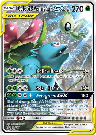 Celebi & Venusaur GX (SM167) [Sun & Moon: Black Star Promos]-1