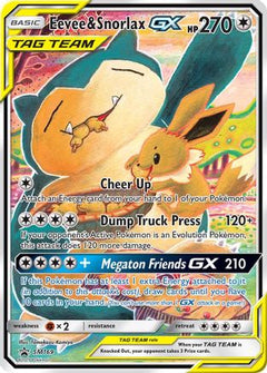 Eevee & Snorlax GX (SM169) [Sun & Moon: Black Star Promos]-1