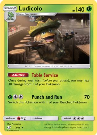 Ludicolo (2/18) [Sun & Moon: Detective Pikachu]-1