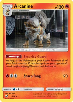 Arcanine (6/18) [Sun & Moon: Detective Pikachu]-1