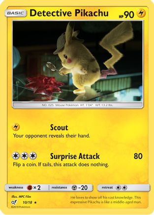 Detective Pikachu (10/18) [Sun & Moon: Detective Pikachu]-1