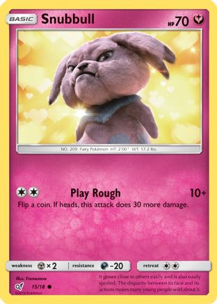 Snubbull (15/18) [Sun & Moon: Detective Pikachu]-1