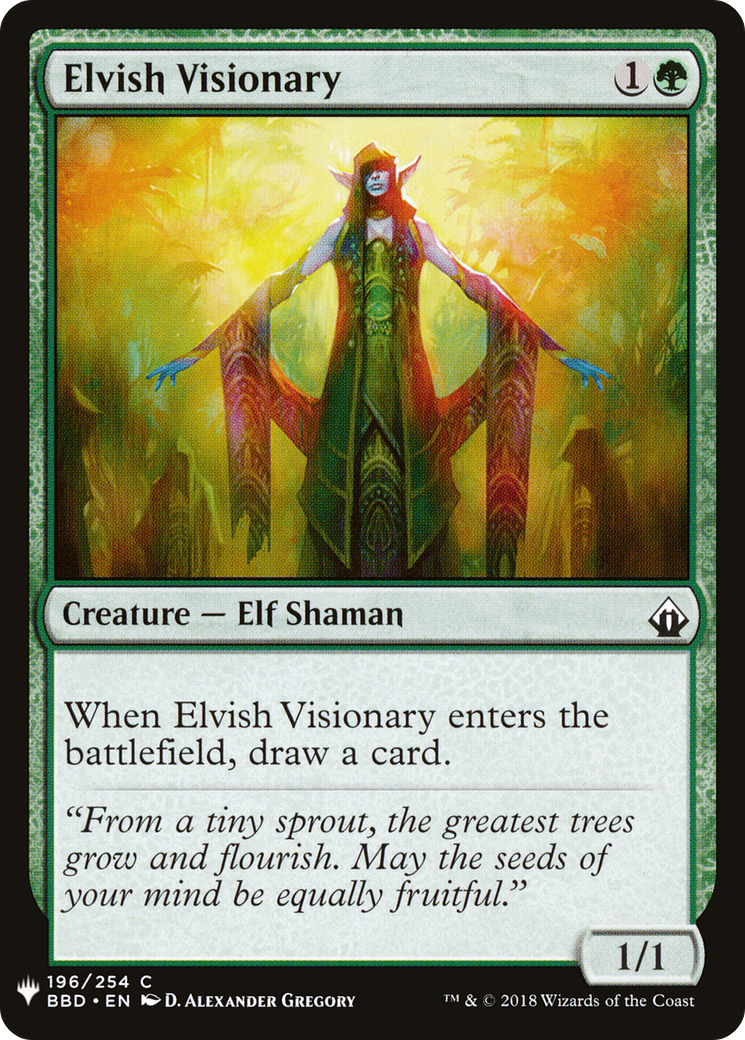 Elvish Visionary [Mystery Booster]-1
