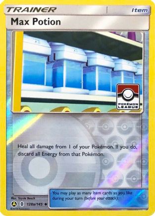 Max Potion (128a/145) (League Promo) [Sun & Moon: Guardians Rising]-1