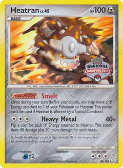 Heatran (30/146) (Regional Championships) [Diamond & Pearl: Legends Awakened]-1