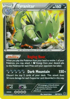 Tyranitar (56/124) (Cosmos Holo) [XY: Fates Collide]-1