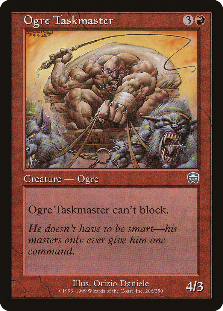Ogre Taskmaster [Mercadian Masques]-1