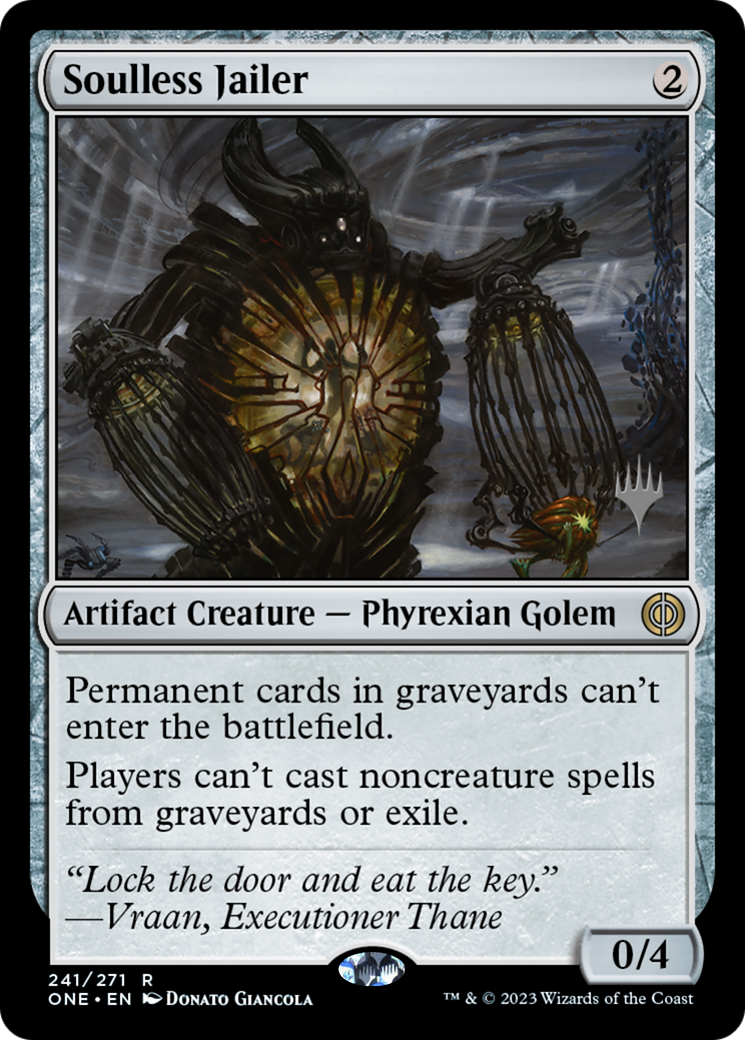 Soulless Jailer (Promo Pack) [Phyrexia: All Will Be One Promos]-1