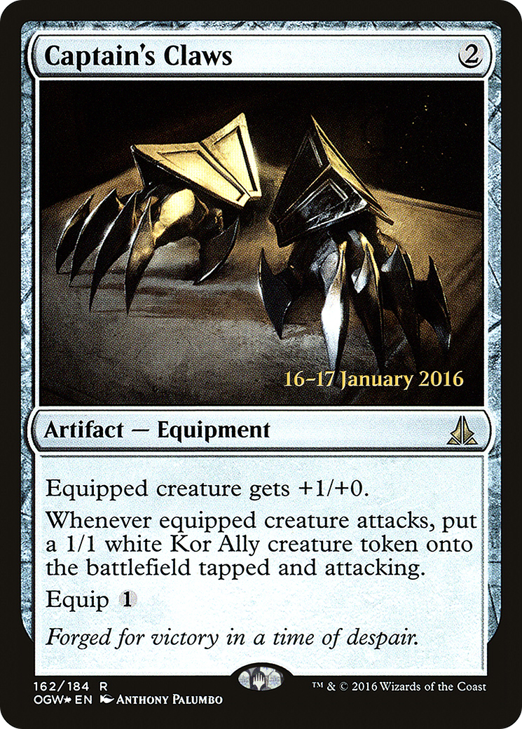 Captain's Claws [Oath of the Gatewatch Prerelease Promos]-1