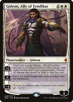 Gideon, Ally of Zendikar [Battle for Zendikar]-1