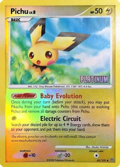 Pichu (45/100) [Burger King Promos: 2009 Collection]-1