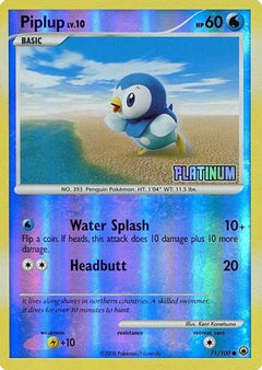 Piplup (93/130) [Burger King Promos: 2008 Collection]-1