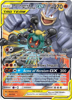 Marshadow & Machamp GX (82/214) [Sun & Moon: Unbroken Bonds]-1