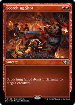 Scorching Shot (Promo Pack) [Outlaws of Thunder Junction Promos]-1